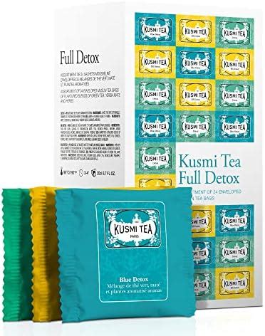 Kusmi Tea Coffret de thé en sachet Full Detox Assortiment Thés