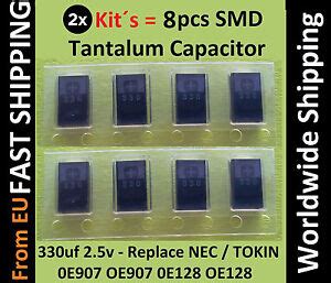 Kit X Smd Tantalum Capacitor Uf V Replace Nec Tokin E