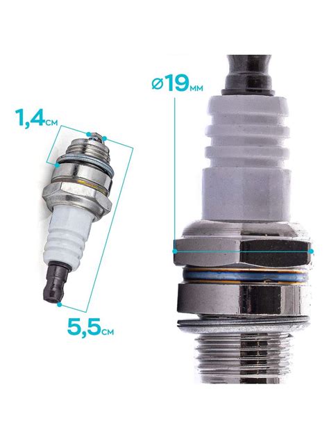 Set di 5 Candele per Motori a 2 Tempi - l8rtf/bm6a/l7t - BricoBravo