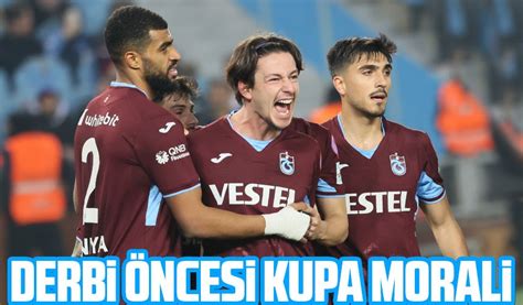 Trabzonspor Kupa Galibiyetiyle Galatasaray Maçına Moral Buldu Taka