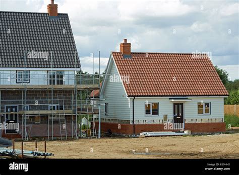 Flagship Housing Building Affordable Homes Sutton Suffolk Uk Stock