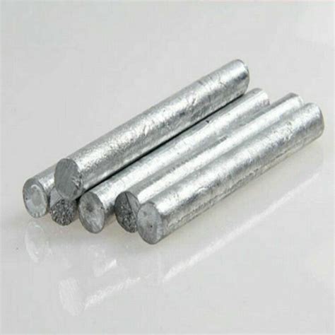 Mm Zn Zinc Rod Solid Round Rod Electroplating Anode Electrode Dia