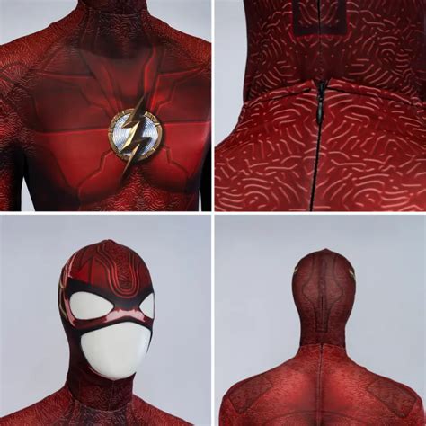 The Flash 2023 Costume Barry Allen Cosplay Hallowcos