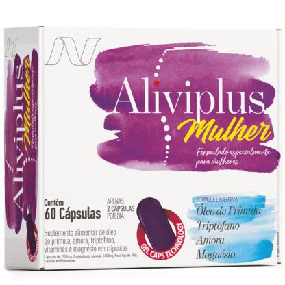 Aliviplus Mulher 60 Caps Nutrends Meu Mundo Fit