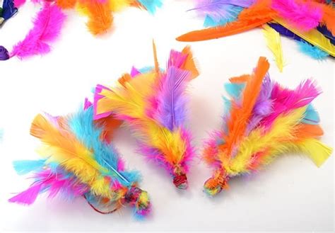 DIY Feather Cat Toys - Dream a Little Bigger