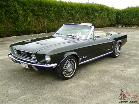 Beautiful Highland Green 1968 Ford Mustang V8 Convertible