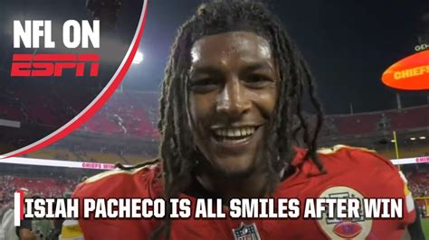 Isiah Pacheco Is All Smiles After The Chiefs Opening Night Win 🤩 Nfl