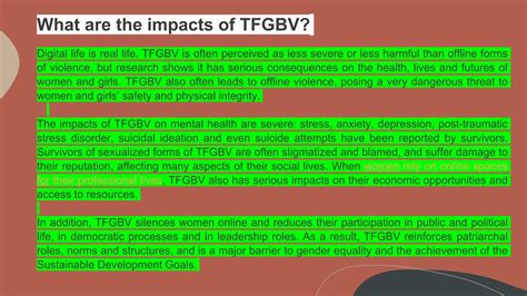 Combatting Technology Facilitated Gender Based Violence Tfgbv Ppt