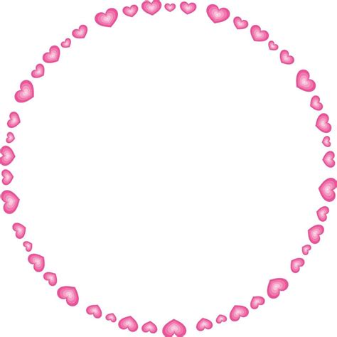 Pink heart frame 69085711 Vector Art at Vecteezy