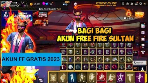 1500 Akun Sultan Free Fire FF 2024 Gratis Full Diamond Ada Akun