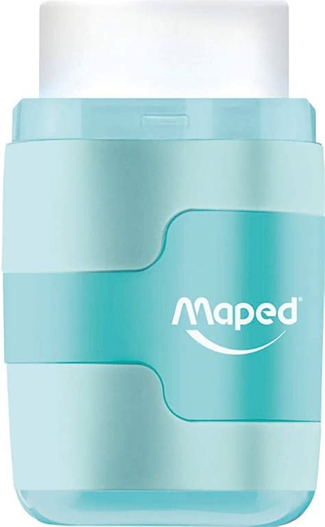 Maped Connect Duo Pastel Pencil Sharpener And Eraser Assorted Colours