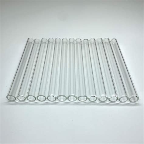 Glass Tubes 12 Piece 4 Inch Long Od 10 Mm Thickness 1 5 Mm Industrial