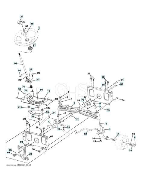 Husqvarna Lgt54Dxl Steering GHS