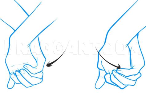 How To Draw Holding Hands Step By Step Drawing Guide By Dawn