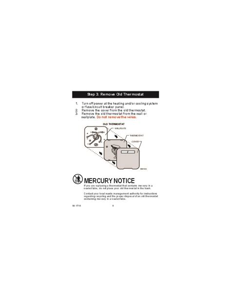 Honeywell Thermostat Installation Manual