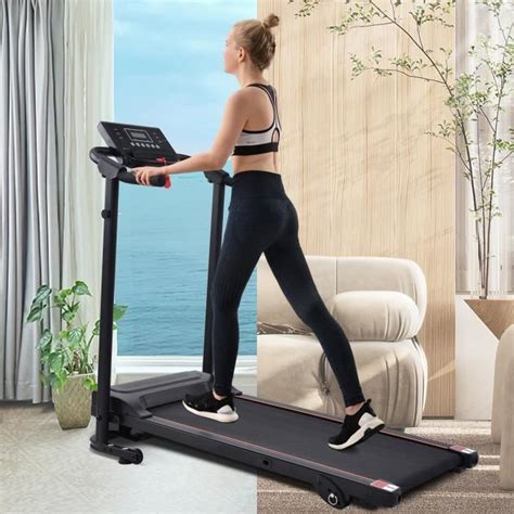 Tapis De Course Pliable Lectrique Km H Motoris Cv Cardio Avec