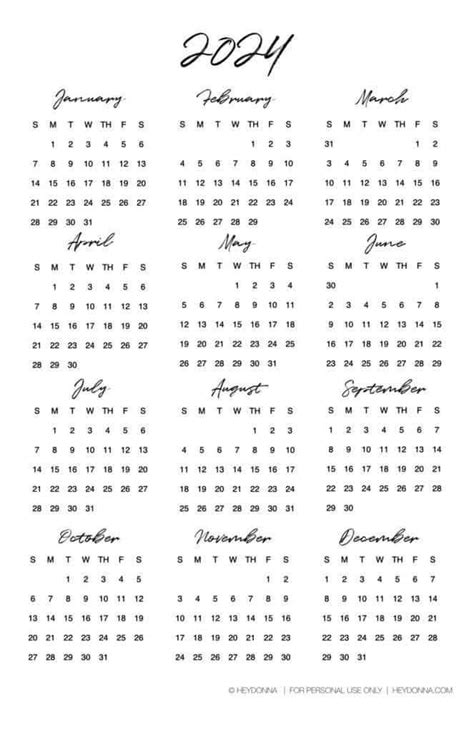 Large 2024 Calendar - 11x17 in 2024 | Calendar, Knit dishcloth pattern ...
