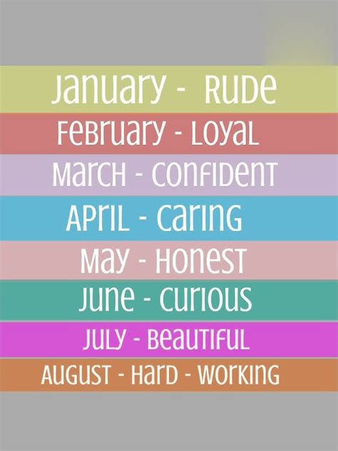 What Your Birth Month Says About Your Personality X Silver Powers