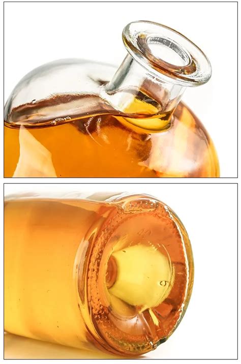 Wholesale Clear Glass Bottles For Wine Beverages Drinks Oil Vinegar