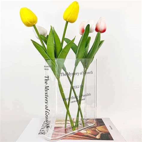 YushengTai Vase Livre Transparent Vase Livre De Style Simple Vase