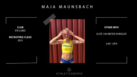 Athleticademix Maja Maunsbach Fall 2021 Committed To Minnesota