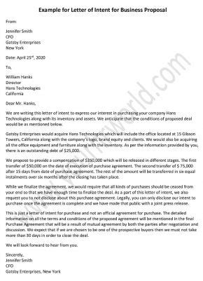 Academic Letter Of Intent Sample Free Letter Of Intent LOI Templates