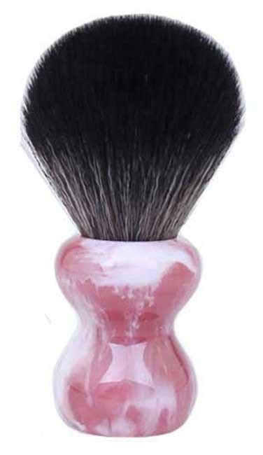 YAQI SYNTHETIC PINK MARBLE RESIN HANDLE BRUSH 24mm BLADE