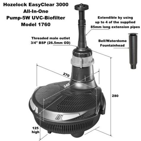 Hozelock Easyclear 3000 Spare Parts List Reviewmotors Co