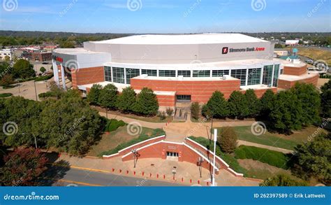 Simmons Bank Arena in Little Rock from Above - LITTLE ROCK, UNITED ...