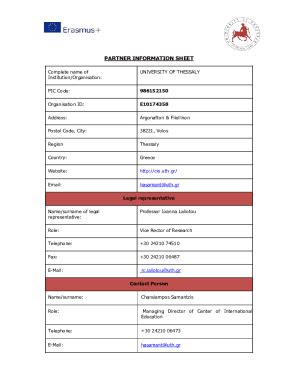 Fillable Online Institutional Data Sheet Fax Email Print PdfFiller