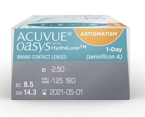 Acuvue Oasys Day For Astigmatism Lentes De Contacto Eueyewear