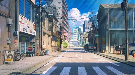 Cozy Anime Street Wallpapers Wallpaper Cave