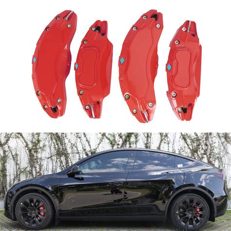 Buy YOSAYUSA Caliper Covers For Tesla Model Y Fits 19 20 Rim Size