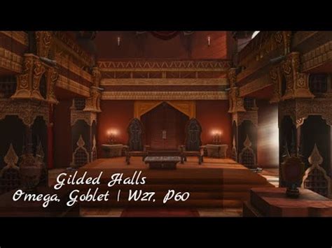 Final Fantasy Xiv Housing Design Overlook Gilded Halls Youtube