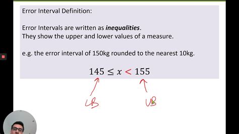 Bounds 02 Error Intervals YouTube