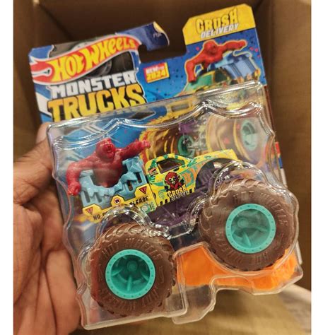 Hot Wheels Monster Truck Crush Delivery Beast Bashers Shopee