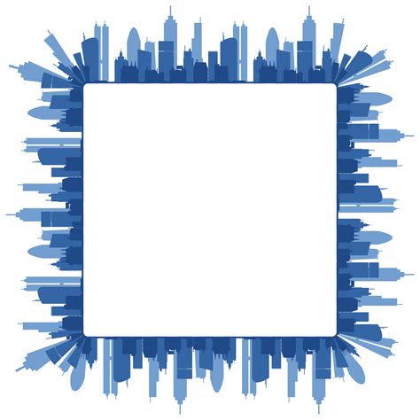 Cityscape Square Clip Art Image Clipsafari