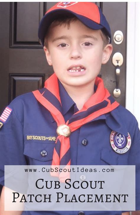 Cub Scout Patch Placement Guide for Parents | Cub Scout Ideas