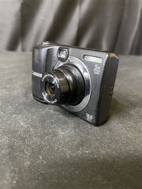 Canon Powershot A1400 Hd Pc1900 Black 160 Mp 5x Optical Zoom Ebay