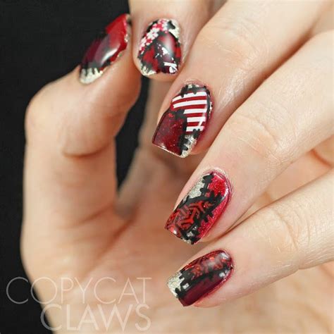 The Digit Al Dozen Does Nail Heroes 40 Great Nail Art Ideas Red