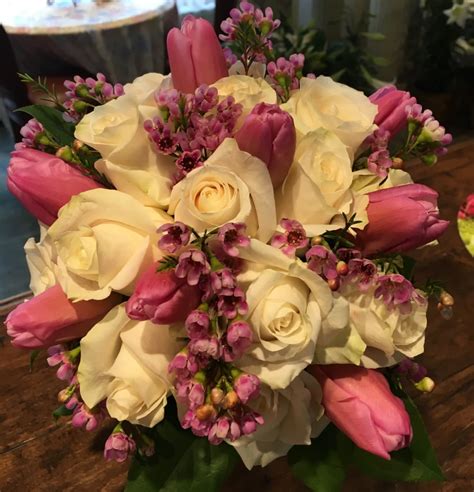 Your Sweetness Rose And Tulip Arrangement In Camarillo Ca Flower Power