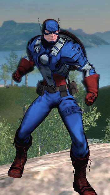 Captain America Classic Suit Dcuo By Jeffgardel On Deviantart