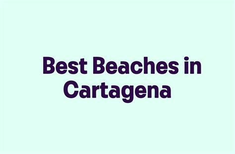 Best Beaches in Cartagena