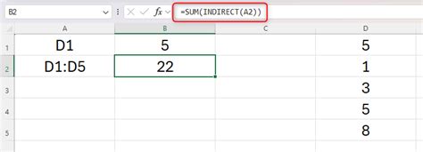 How To Use The INDIRECT Function In Excel