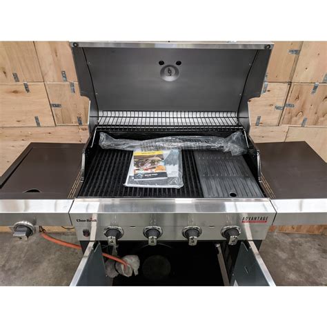 Refurbished Char Broil Advantage Series 445s 4 Burner Gas Bbq Grill