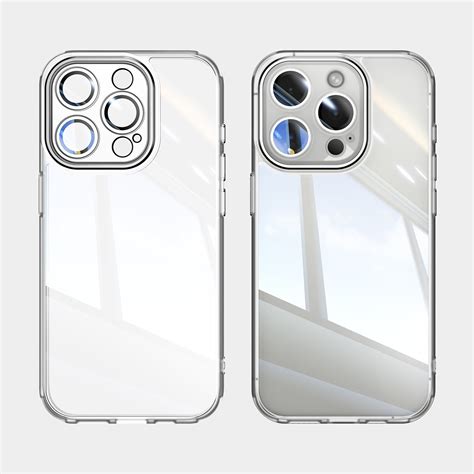 ELEHOLD for iPhone 16 Pro Max Case, Slim Clear Non-Yellowing Shockproof