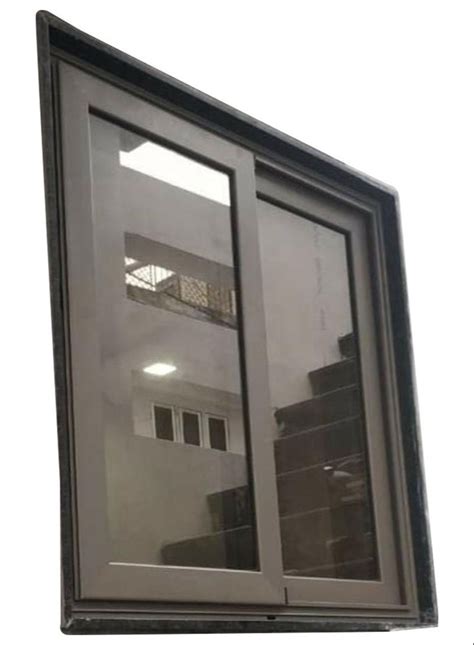 Powder Coated Domal Aluminium Sliding Window For Homeofflice At Best