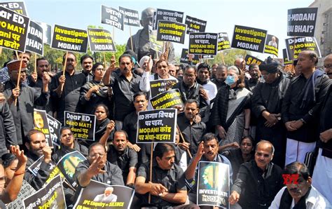 New Delhi Opposition Mps Wearing Black Attire Protest In Front Of Gandhi Statue Gallery