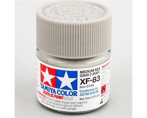 Tamiya XF 83 Flat Sea Grey Acrylic Paint 10ml TAM81783 AMain Hobbies