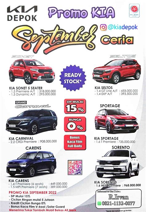 Price List Indomobil Kia Depok